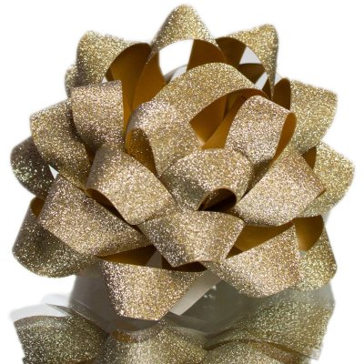 Presentrosett Guld Glitter